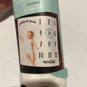 Watch me grow milestone blanket